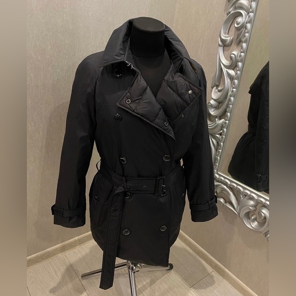 Burberry Down-Filled Cropped Trench coat - Picture 1 of 11